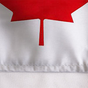 Оптовая продажа, канадский флаг для украшения окон автомобиля, 100% полиэстер, канадский флаг для автомобиля с шестом - Product Image 4