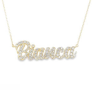 <span class=keywords><strong>Collana</strong></span> Personalizzata <span class=keywords><strong>in</strong></span> Argento Sterling 925 <span class=keywords><strong>con</strong></span> <span class=keywords><strong>Targhetta</strong></span>, Placcatura <span class=keywords><strong>in</strong></span> <span class=keywords><strong>Oro</strong></span> 18K, Catena Classica <span class=keywords><strong>con</strong></span> Zirconi, Marchio Famoso CE - Product Image 4
