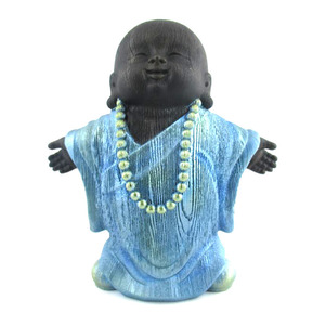 เซนเครื่องประดับตั้งโต๊ะสำหรับบ้านสำนักงานบ้านไม่ฟังรูปปั้นพระเล็กๆทำจากเรซิ่นของตกแต่งรูปปั้นพระพุทธรูปสำหรับเด็กกังฟู - Product Image 4