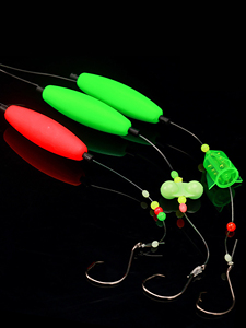 Kit de pêche prêt à l'emploi pour poisson-chat avec <span class=keywords><strong>flotteur</strong></span> en mousse EVA, ligne de pêche à la dérive, perles de ligne, hameçon circulaire décalé, pour la pêche en surf et au fond - Product Image 2