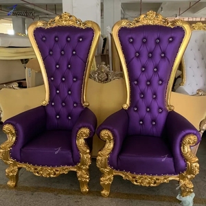 <span class=keywords><strong>Chaise</strong></span> de luxe avec sculpture en bois à prix d'usine, <span class=keywords><strong>chaise</strong></span> de luxe pour mariage, pour mariée et marié - Product Image 3