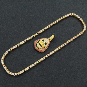 Collar con Colgante Geométrico en Forma de Calavera, Diseño Único, Estilo Hiphop, para Hombre, de Aleación, Venta al Por Mayor, Joyería de Moda 2026 - Product Image 2