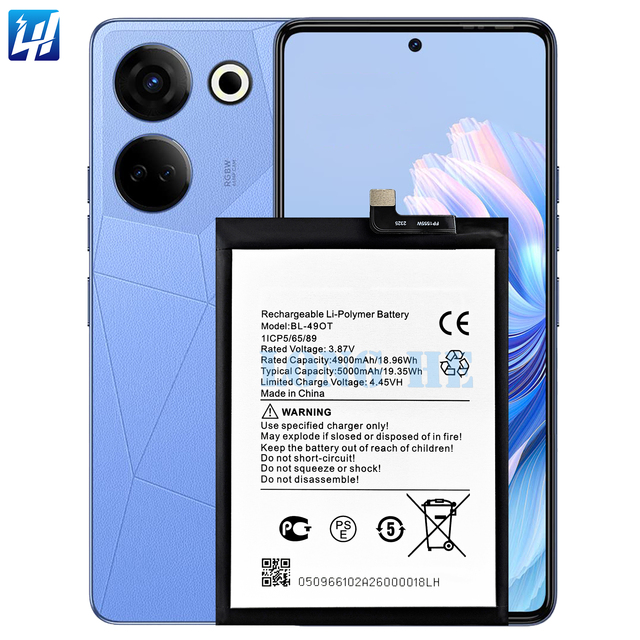 Replace Tecno Battery BL-490T 5000mAh for Camon 20 20 Pro 4G 20 Pro 5G Spark 20 Pro+ Spark 20 Pro Plus Mobile Phone Battery