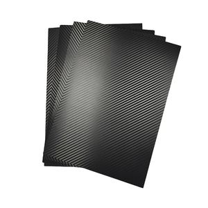 ポリプロピレンシートのカスタマイズされた黒炭素繊維パターンPPボードロール切断処理サービス - Product Image 5