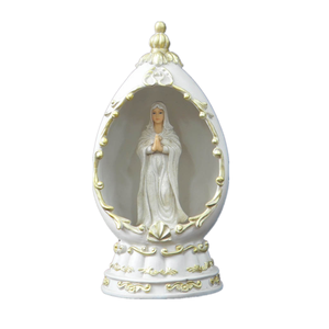 Statua religiosa vergine Ocraftsdes Polyresin decorazione per la casa signora di Mt Carmel Y di Mt Carmel MARIA croce natura Xiamen Port - Product Image 6