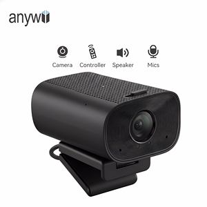 Cámara 4K Todo en Uno con Soporte para 30 fps y Enfoque Fijo, Cámara Web para Reuniones en Línea o Transmisión en Vivo - Product Image 1