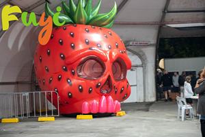 Marioneta de Cabeza de Calavera Inflable Grande Personalizada para Festivales / Disfraz de Cabeza de Esqueleto Inflable para Halloween - Product Image 5