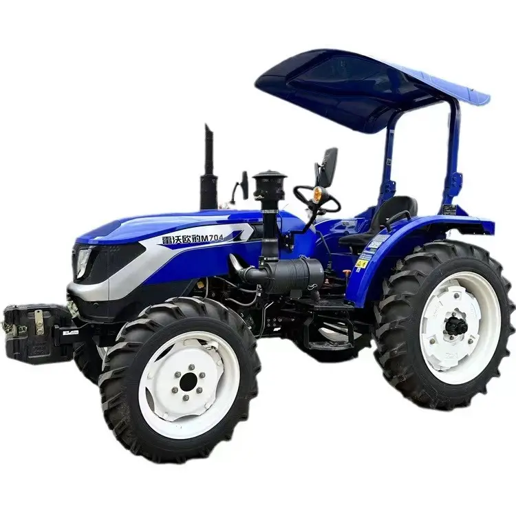 Traktor pertanian kecil empat roda multifungsi, agricolas petani tractores kompak 4x4 traktor pertanian mini