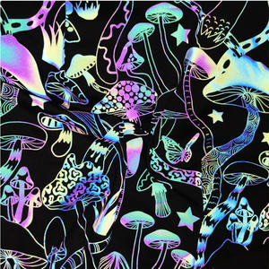 Tissu pongé réfléchissant imperméable léger et fluorescent 240T recyclé REPREVE écologique pour <span class=keywords><strong>les</strong></span> filles, bronzage chaud en plein air - Product Image 6