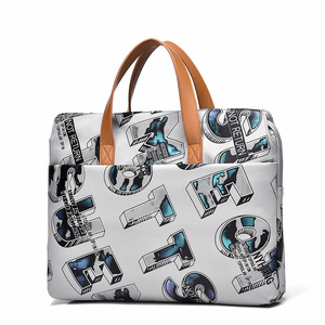Factory Ladies Fashion New Style Wear Resistant Fabric Office Tote for Women <b>Computer</b> Shoulder Handbag Laptop <b>Bag</b> - Product Image 3