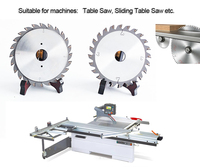 Lame de Scie Circulaire Réglable en Carbure de Tungstène TCT pour Bois, MDF, Aggloméré, 1Set 300 * Z96 120 * Z(12 + 12)Z OEM
