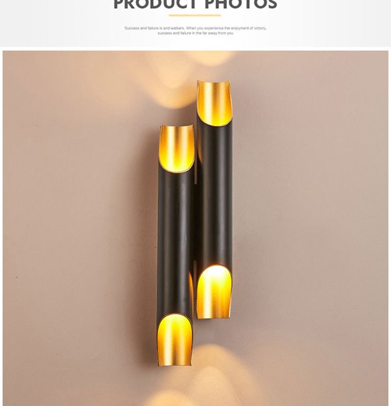 Nordic Wall Mounted Light Home Corridor Indoor up down Lighting Wall Sconce Fixture Modern led Gold Wall Lamps
