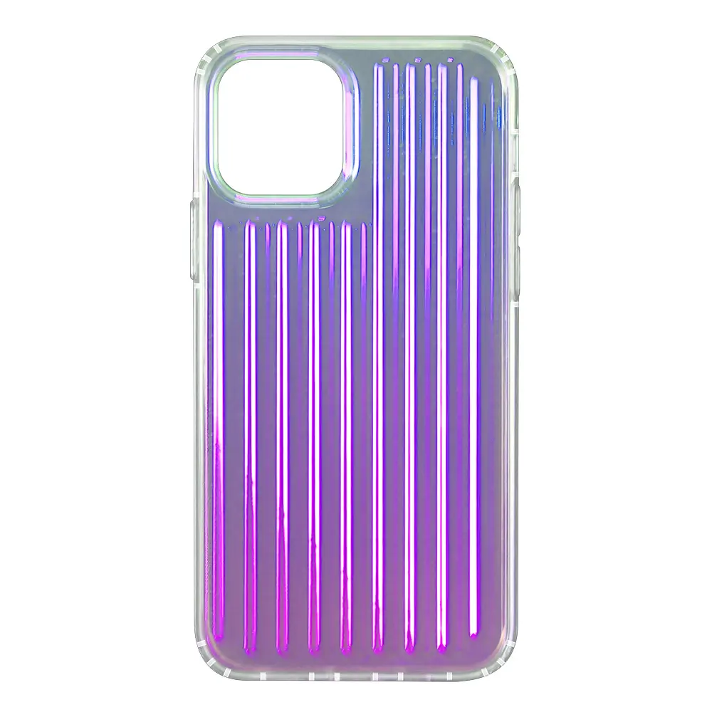 Glittering PET+hign grade transparent TPU for iphone 12 3D glittering luggage protective phone case