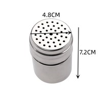 Bouteille d'assaisonnement au poivre en acier inoxydable Articles divers ménagers Pot d'assaisonnement de cuisine Cure-dents pour pique-nique Barbecue