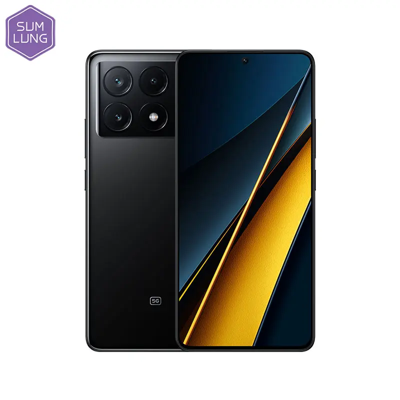 Versão global POCO X6 Pro 5G Celular MTK 8300-Ultra 1.5K 120Hz AMOLED 64MP OIS Triple Câmera 5000mAh 67W Carregamento Turbo