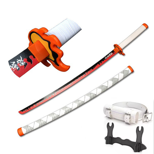 Spada Nichirin da 80cm/31.5in, Replica dell'Arma <span class=keywords><strong>di</strong></span> Mitsuri Kanroji e Tanjiro Kamado da <span class=keywords><strong>Demon</strong></span> <span class=keywords><strong>Slayer</strong></span>, Accessorio per Cosplay e Mostre <span class=keywords><strong>Manga</strong></span> - Product Image 3