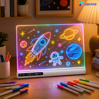 Tableau de Dessin LED en Acrylique Effaçable et Dimmable avec 14 Modes RVB, Logo Personnalisé, Vente Directe Usine, Tendance, pour Salon