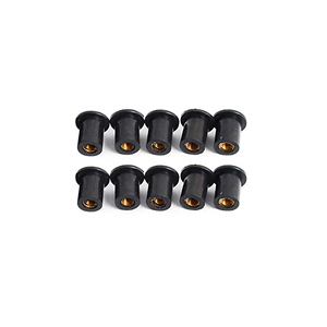 M5 de neopreno bueno tuerca latón inserte nueces con M5 x 25mm Acero inoxidable Pozi tornillo - Product Image 5