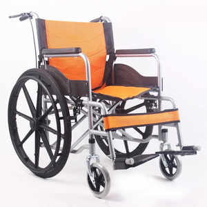 Dobrado 24 Inch Manual <span class=keywords><strong>Wheelchair</strong></span> com pneu sólido e braço 24 Inch Solid Tire <span class=keywords><strong>Wheelchair</strong></span> para venda - Product Image 5