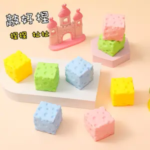 Fun And Satisfying Stress Relief Square Cheese squeeze toys kawaii Stress Relief Toys Squeeze Toys Excellent