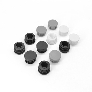 <b>Plastic</b> Tube Plug 22mm Round Furniture Leg Cap Table Chair <b>Stool</b> End Cover Minimalist Design Easy Installation - Product Image 1