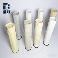Kantong Filter Suhu Tinggi dari Kain Non-Woven, Sarung Pengumpul Debu untuk Pabrik Insinerasi Sampah, Pipa Asap Suhu Tinggi