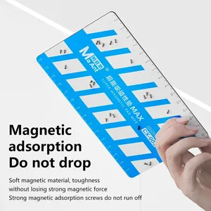 แผ่นแม่เหล็กสองด้านแบบพกพา MaAnt CX-003 สำหรับเก็บสกรู ซ่อมโทรศัพท์มือถือ <span class=keywords><strong>iPhone</strong></span> Samsung แท็บเล็ต - Product Image 3