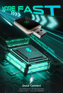 อะแดปเตอร์ CarPlay Android Android Auto USB ไร้สายแบบ2อิน1 - Product Image 3