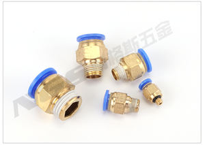 Conector Neumático de Empuje Rápido para Tubo de 1/4 de Pulgada, Manguera de Aire de 5/32, Tubería de 5/16, 3/8, 1/2, Acoplador de Liberación Rápida para Línea de Aire - Product Image 4