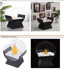<span class=keywords><strong>Chimenea</strong></span> de <span class=keywords><strong>Etanol</strong></span> en Forma de Arco, Portátil, de Sobremesa, Resistente a Altas Temperaturas, Directo de Fábrica - Product Image 2