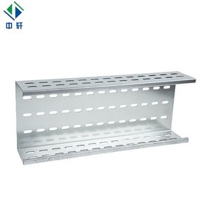 Gouttière de câbles perforée en <span class=keywords><strong>acier</strong></span> galvanisé à chaud personnalisable pour la pose de câbles industriels - Product Image 1