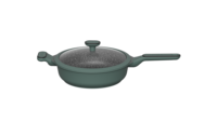 Batterie de cuisine de luxe en céramique antiadhésive Life Smile, style casseroles, en aluminium, ustensiles de cuisine, faitouts