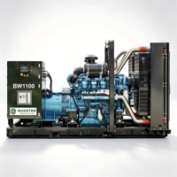 Groupe électrogène diesel de type ouvert 168 kVA 134 kW pour usage commercial et d'urgence