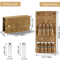 Toile assaisonnement sac de rangement organisateur Portable sac à épices Condiment conteneur ensemble pour Camping en plein air barbecue pique-nique