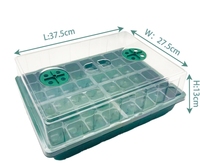 Vente chaude Mini Petit En Plastique Semences Germinage Plateau Pots De Plantes Conteneur De Culture Pour Rotin Succulentes Plantes De Pépinière