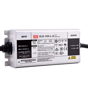 Mean Well XLG-100-L-A 100W global certificate led driver meanwell drivers for outdoor