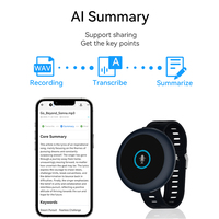 Dispositivo de Grabación Portátil con IA HBNKH, Micrófono BT, Soporte SDK API, Transcripción Inteligente con IA, Resumen de Mapa Mental, Grabadora de Voz