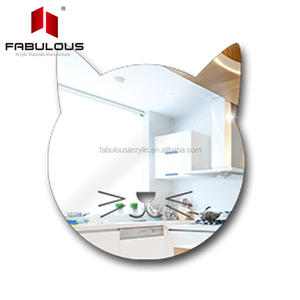 Contemporain personnalisé décoratif autocollant mural adhésif acrylique bain + miroirs pour salle de bain maison toilette mur <span class=keywords><strong>miroir</strong></span> verre FABULOUS - Product Image 1