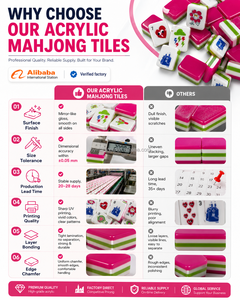 Mahjong américain de luxe personnalisé Purple <span class=keywords><strong>Paris</strong></span> Styles 160 tuiles, multicolores, pour voyage, divertissement, sport et vacances - Product Image 5