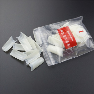 500 pièces demi-couverture tête carrée français <span class=keywords><strong>faux</strong></span> <span class=keywords><strong>ongles</strong></span> ABS <span class=keywords><strong>ongles</strong></span> artificiels ABS acrylique presse sur <span class=keywords><strong>ongles</strong></span> Salon <span class=keywords><strong>manucure</strong></span> - Product Image 2