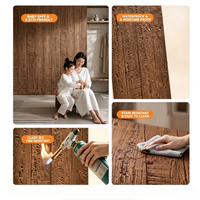 PU-Holzmaserungspaneele, Verwittertes Holz, Jahresringe-Holz, Altes Schiffsbaumholz-Wandpaneele, Akzentwand- und Außenwandfliesen