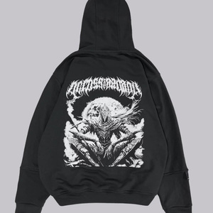 Sudadera con Capucha Personalizada con Logotipo, Venta al por Mayor de Fábrica, 100% Algodón, Impresión Digital DTG, Unisex, Lisa, Gruesa, de Gran Tamaño, de Alta Calidad, con Bolsillo Cuadrado - Product Image 3