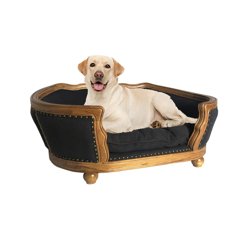 Tersedia Berbagai Polesan Sofa Tempat Tidur Kulit dan Mewah Dalam Ruangan Besar untuk Anjing dan Kucing