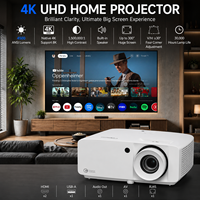 Projecteur laser intelligent Optoma JEV9012 4K UHD à longue portée, 4500 lumens, avec configuration flexible et cinéma privé