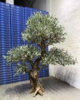 Künstlicher Olivenbaum Lebensechte Kunstpflanze Hoher Topfbaum für Garten, Terrasse, Rasen, Landschaftsgestaltung, Außendekoration, Hofornament, Heimdekoration