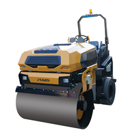 Nouvelle Offre Compétitive : Mini Compacteur Vibratoire Routier à Tambour Unique avec Roue à Pneus en Caoutchouc