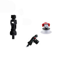 Adaptateur de connecteur de valve Vitop pour Bag-in-Box (BIB) jetable en PP+PE noir pour emballage de liquides et boissons gazeuses