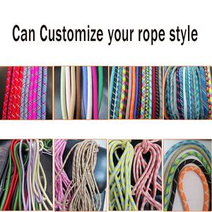 Persediaan hewan peliharaan Logo warna khusus klasik panjat gunung awet buatan tangan tali bulat tali anjing dengan Aksesori logam emas - Product Image 4