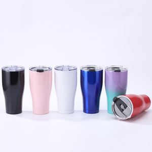 20oz 30oz Curve Tumbler <b>Double</b> <b>Wall</b> Vacuum Insulated Stainless Steel Mug with Lid Straw Perfect Gift Hot - Product Image 5