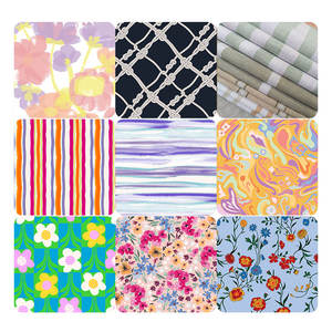 Lax-rollos de tela de <span class=keywords><strong>lino</strong></span>/algodón, hilo teñido con estampado floral, <span class=keywords><strong>ropa</strong></span> de verano - Product Image 2